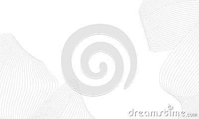 Abstract wave background. The effect of dynamic movement in parallel wavy lines Vector Illustration