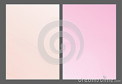Abstract wave background. The effect of dynamic movement of parallel wavy lines Vector Illustration