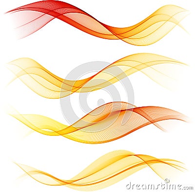 Abstract wave design element Vector Illustration