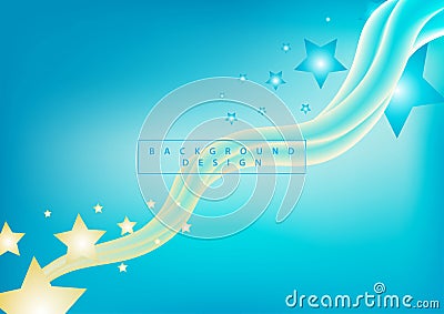 Abstract wave element for design. Vector Illustration