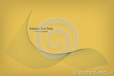 Abstract Wave Element For Design, Modern Linear Abstract Waves, Vector Design Elements Vector Illustration