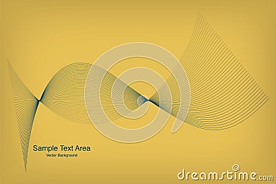 Abstract Wave Element For Design, Modern Linear Abstract Waves, Vector Design Elements Vector Illustration