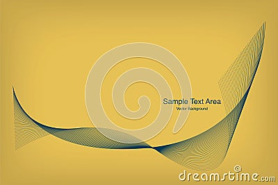 Abstract Wave Element For Design, Modern Linear Abstract Waves, Vector Design Elements Vector Illustration