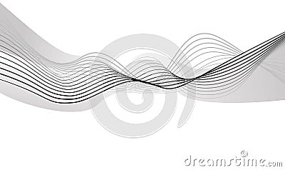 Abstract wave element for design vector illustration Vector Illustration