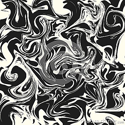 Abstract wave pattern black and white marble texture wall for interior design. Pattern for wallpaper, background or skin luxurious Vector Illustration