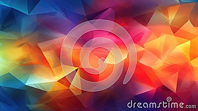 Abstract wave pattern with a vibrant flow of hues in a dynamic design. AIG35. Stock Photo