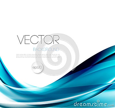 Abstract wave template background brochure design Vector Illustration