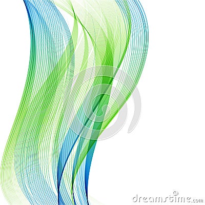 Abstract Wave Vector Background Vector Illustration