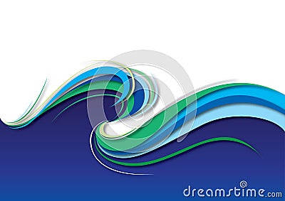 Abstract waves Stock Photo