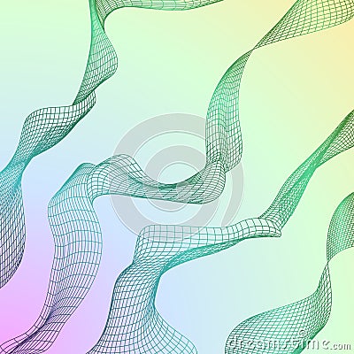 Abstract waves background Vector Illustration