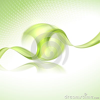 Abstract waving background Vector Illustration