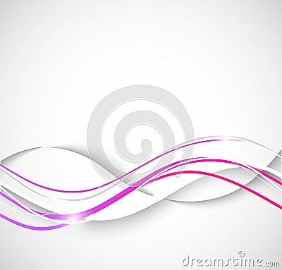 Abstract wavy background Vector Illustration