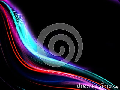 Abstract wavy colorful design backdrop Stock Photo
