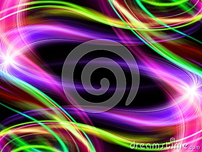 Abstract wavy colorful design backdrop Stock Photo