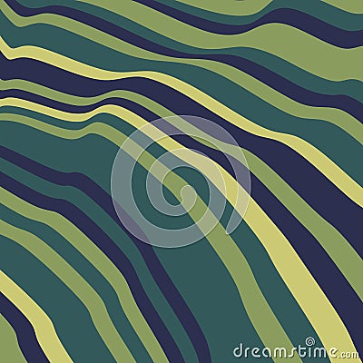 Abstract wavy pattern. Color striped background Cartoon Illustration