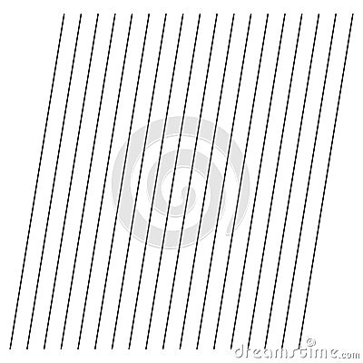Abstract wavy, waving zigzag lines element. Vertical lines, stripes with billowy, undulate distortion effect. Curvy, squiggle Vector Illustration