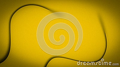 Abstract wavy yellow grainy gradient background texture. Wallpaper with a noisy soft pattern. Nostalgia, vintage style Stock Photo