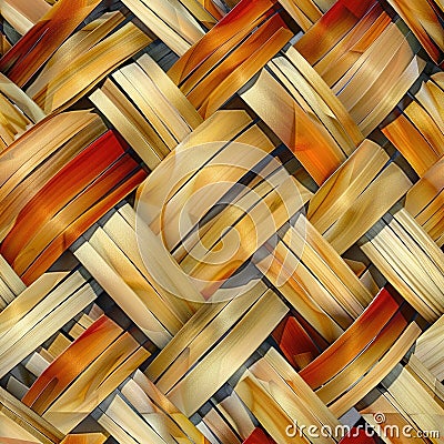 Abstract weave background. Generative AI Stock Photo