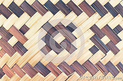 Abstract weave bamboo texture background Stock Photo