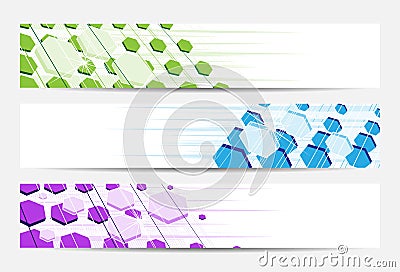 Abstract website banner or header