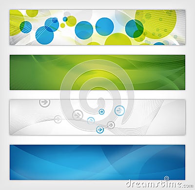 Abstract website header Stock Photo