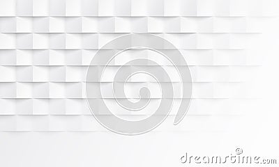 Abstract white background with brick shadow texture. Vector geometric interior design backdrop Vector Illustration