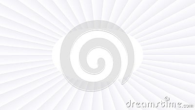 Abstract white background with 3d lines pattern, symmetrical striped vector background for business presentation Vector Illustration