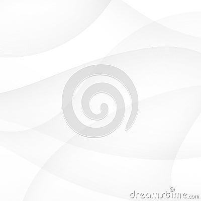 Abstract white background with smooth lines Vector Illustration