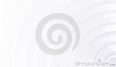 Abstract white background. Texture light gray color. Grey silver pattern. Modern minimal background. Circle gradient patern Vector Illustration