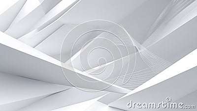Abstract white background with texture pattern, layered geometric triangle shapes, Stock Photo