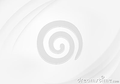 Abstract white background with waves Vector Illustration