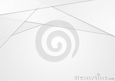 Abstract white corporate vector background Vector Illustration