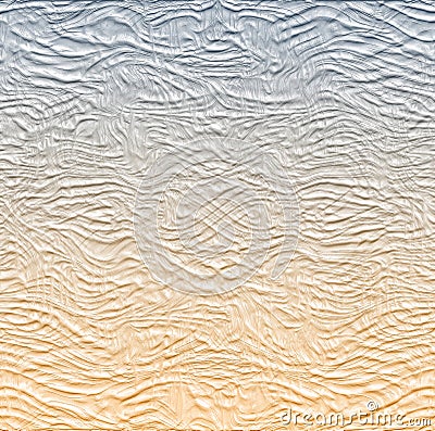 Abstract white gray and brown background with smooth lines Stock Photo