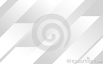 Abstract white and gray color modern technology geometry subtle vector background Cartoon Illustration