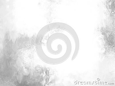 Abstract white grey background with grunge spread splash and cracks texture pattern in elegant fancy design Stock Photo