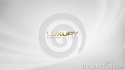 Abstract white and grey vector abstract background design with diagonal line flow pattern. Light horizontal template digital Vector Illustration