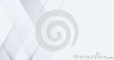 Abstract white overlap rectangles geometric elegant background. Vector illustration Vector Illustration