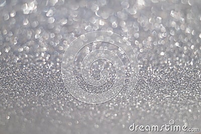 Abstract white silver glitter sparkle background Stock Photo
