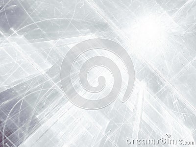 Abstract white tech style background - digitally generated image Cartoon Illustration