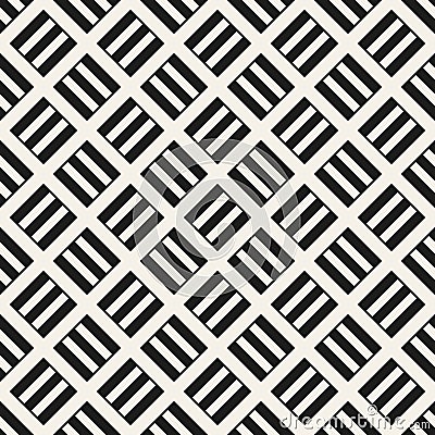 Abstract wicker seamless pattern. illustration Cartoon Illustration