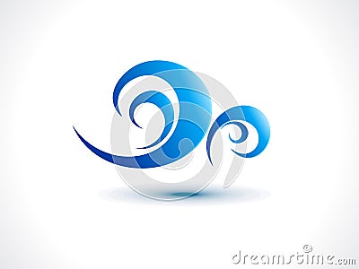 Abstract wind icon Vector Illustration