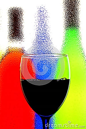 Abstract Wine Background Stock Photo