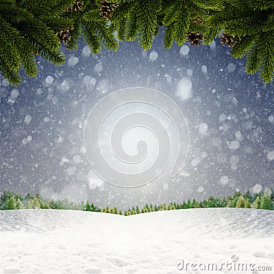 Abstract winter and Xmas backgrounds Stock Photo