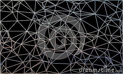 Abstract wireframe polygonal abstract mesh. Vector Illustration