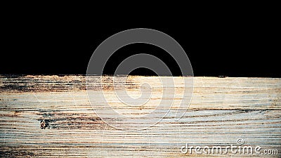 Abstract wood texture background. Animation. Wooden planks with cracks and stains covering black background, moving Stock Photo
