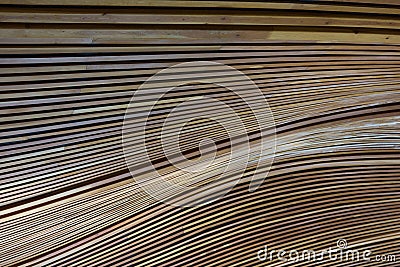Abstract Wooden Ceiling Stock Photo