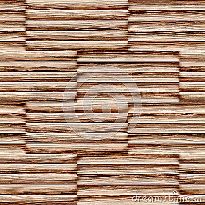 Abstract wooden paneling - seamless background - Blasted Oak Stock Photo