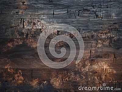 abstract wooden texture background, black, brown, burnt wood, red, gray Stock Photo