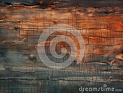 abstract wooden texture background, black, brown, burnt wood Stock Photo