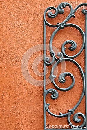 Abstract Wrought Iron Stock Photo